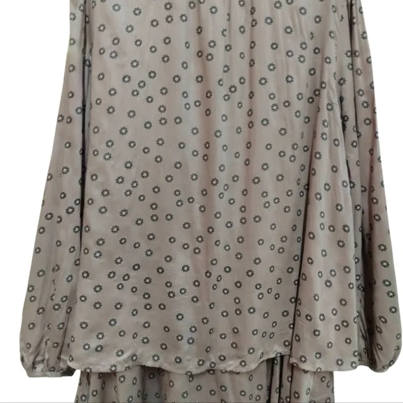 Free People Beck Tunic Layered Rayon Boho Mini Dress Womens L Fairycore Coquette - Picture 2 of 5